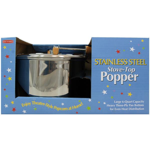 Stainless Steel StoveTop Popcorn Popper 13 Deals